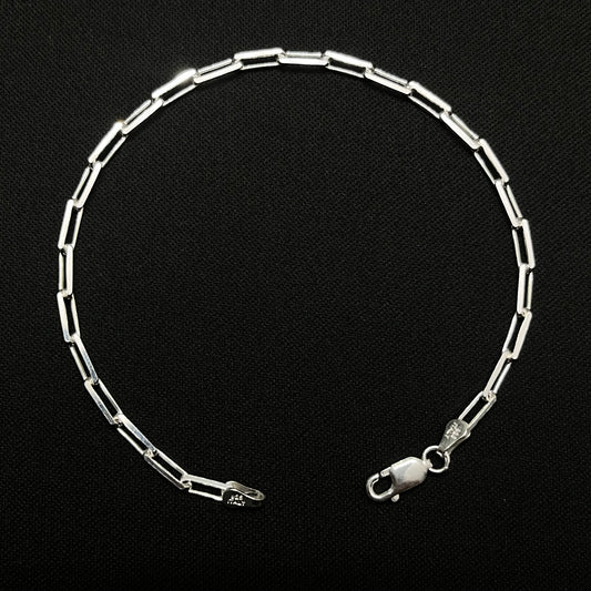 Sterling Silver Paperclip Bracelet