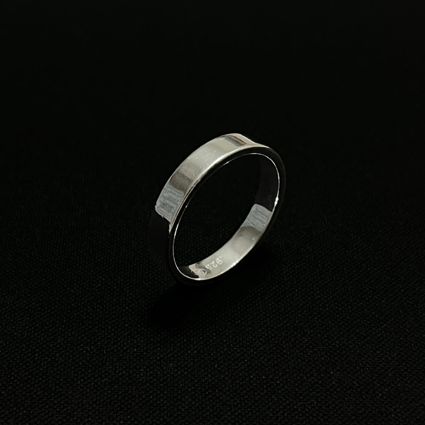 Sterling Silver 4MM Flat Band Ring