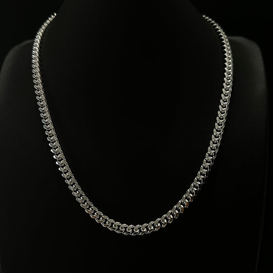 6MM Sterling Silver Miami Cuban Link Chain