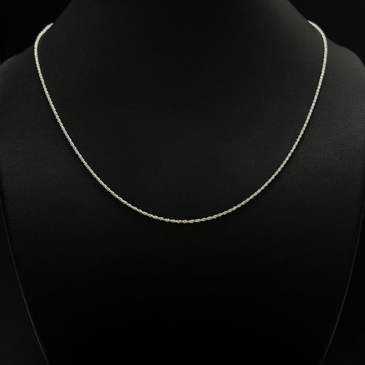1MM Sterling Silver Sparkle Chain