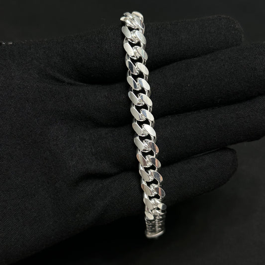 10MM Sterling Silver Miami Cuban Link Bracelet