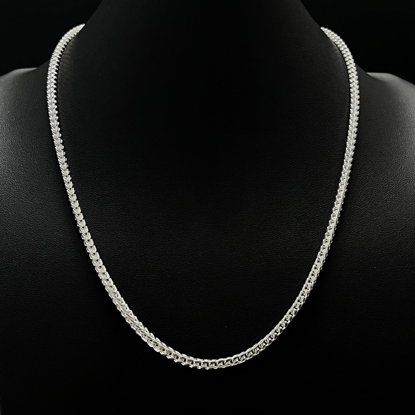 3MM Sterling Silver Franco Chain