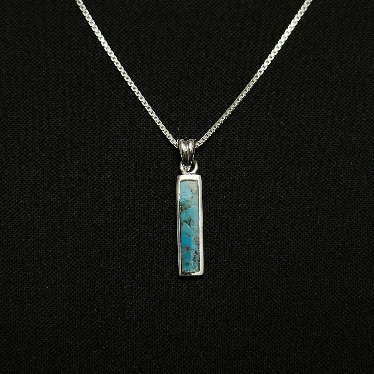 Sterling Silver Turquoise Necklace