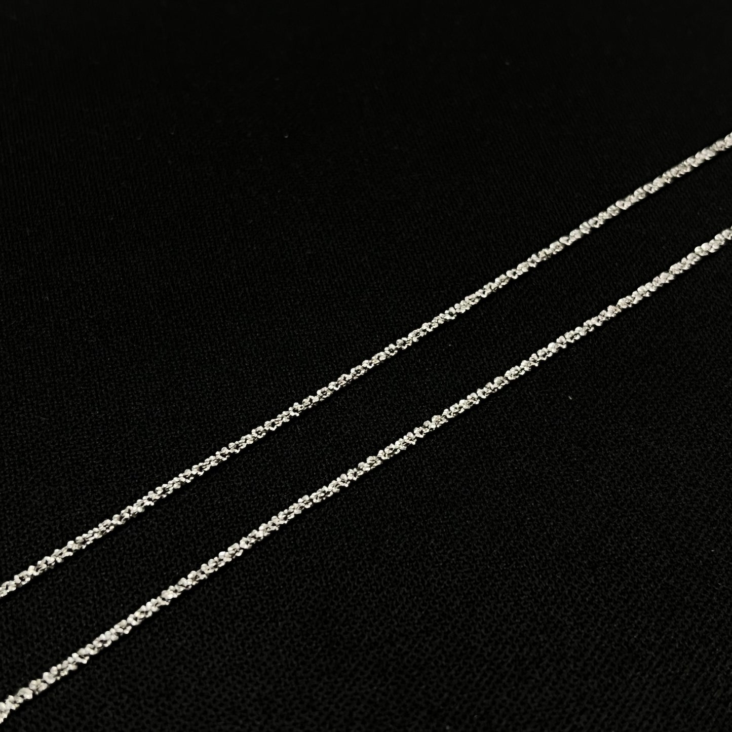 1MM Sterling Silver Sparkle Chain