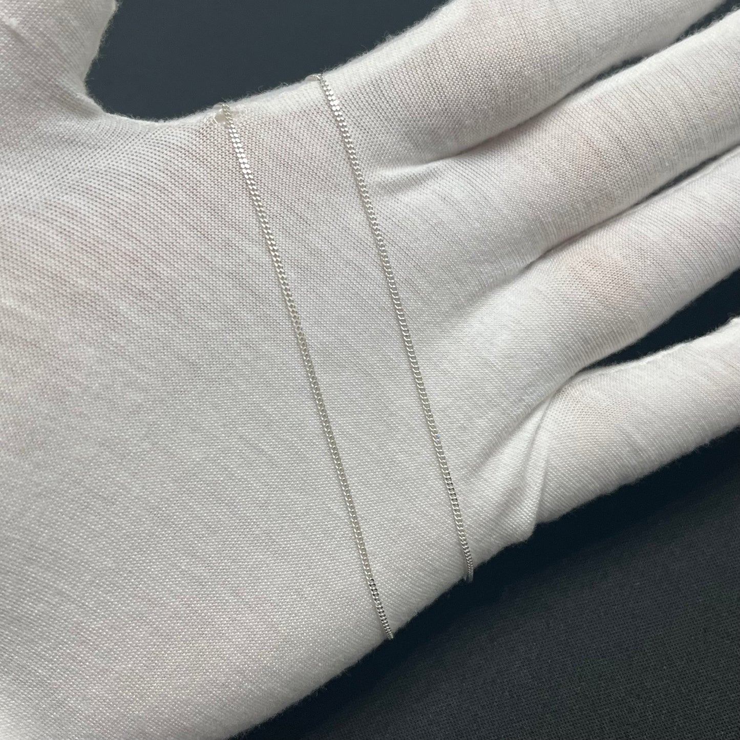 1MM Sterling Silver Curb Chain