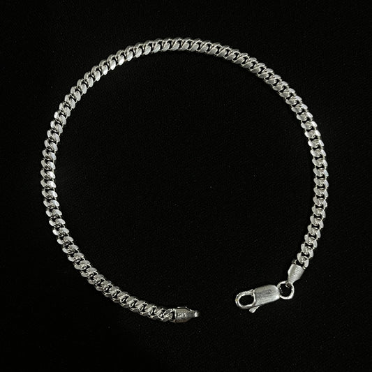 4MM Sterling Silver Miami Cuban Link Bracelet