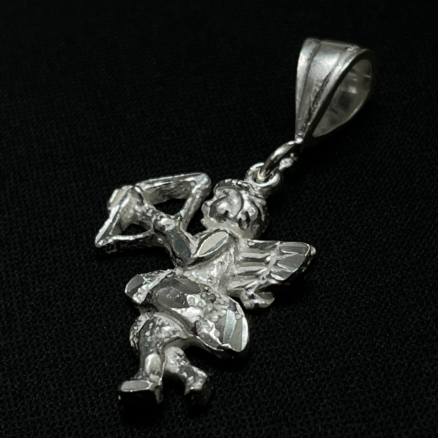 Sterling Silver Cupid Pendant