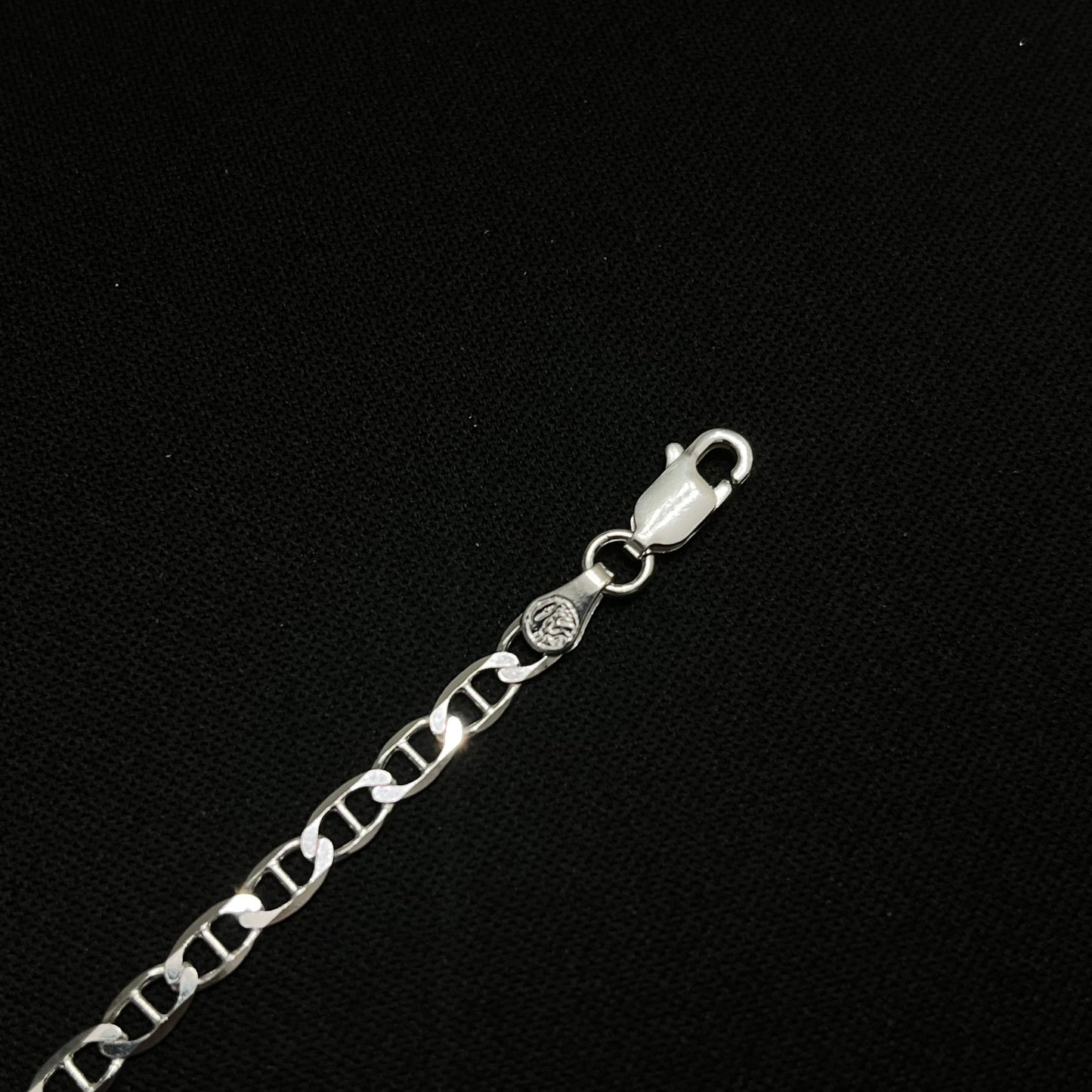 3MM Sterling Silver Mariner Bracelet