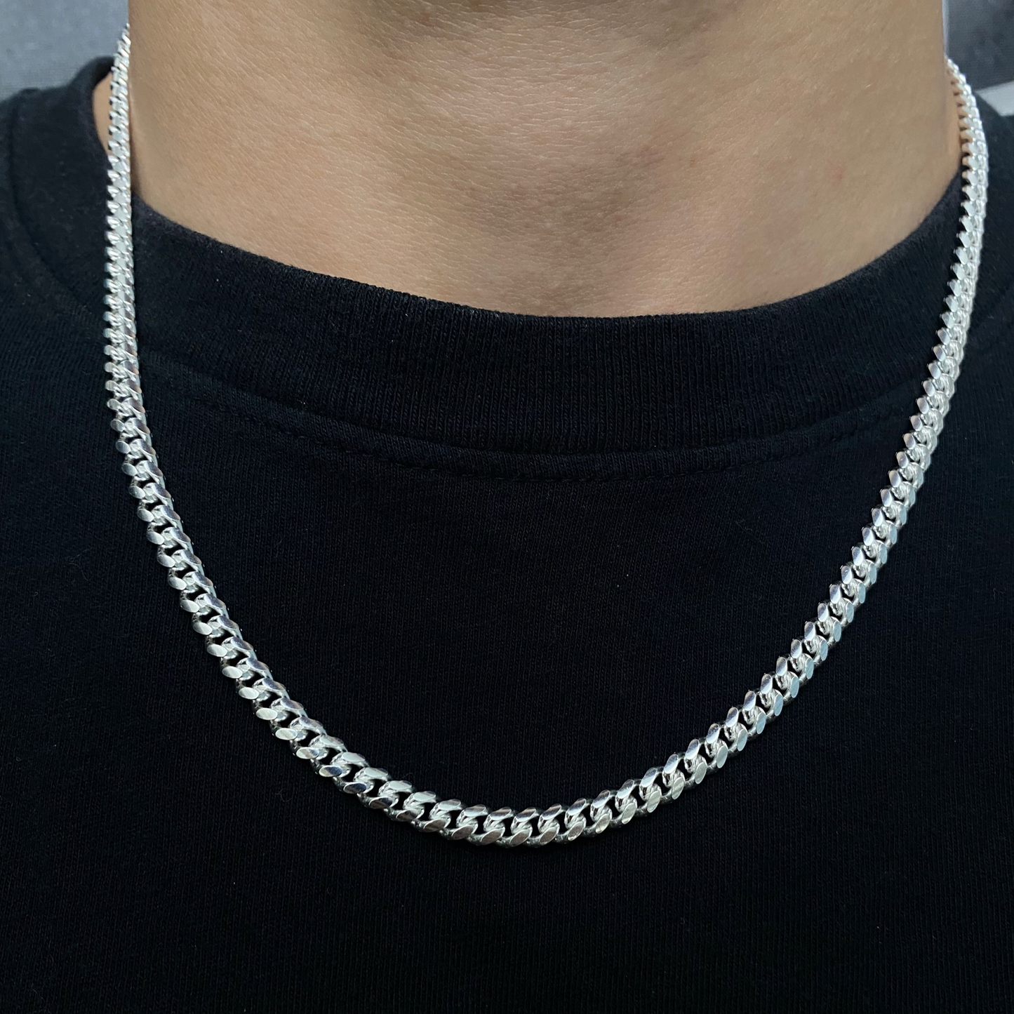 5MM Sterling Silver Miami Cuban Link Chain