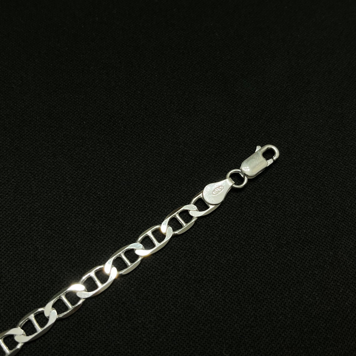 5MM Sterling Silver Mariner Bracelet