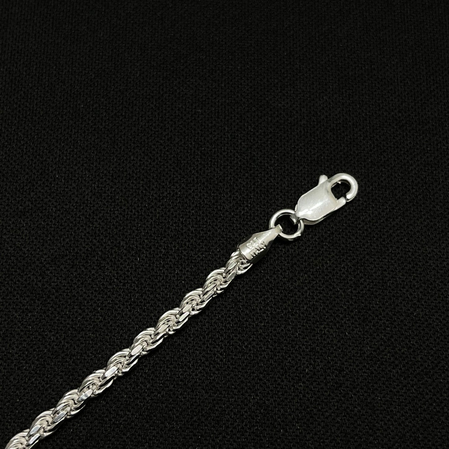 2.5MM Sterling Silver Rope Chain