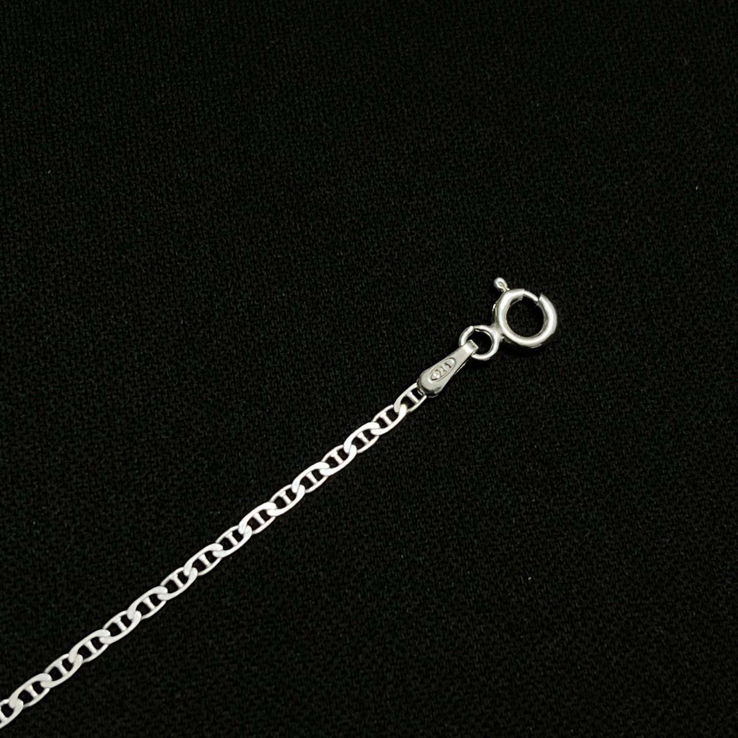 1.5MM Sterling Silver Mariner Chain