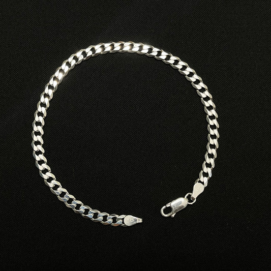 5MM Sterling Silver Curb Bracelet