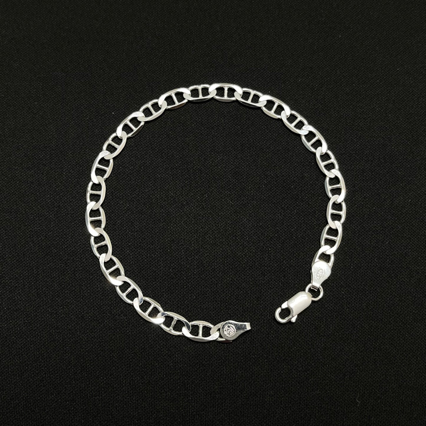 5MM Sterling Silver Mariner Bracelet