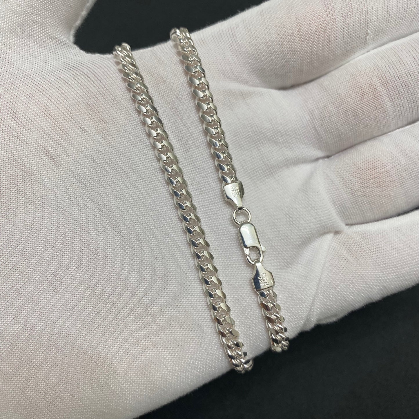 5MM Sterling Silver Miami Cuban Link Chain