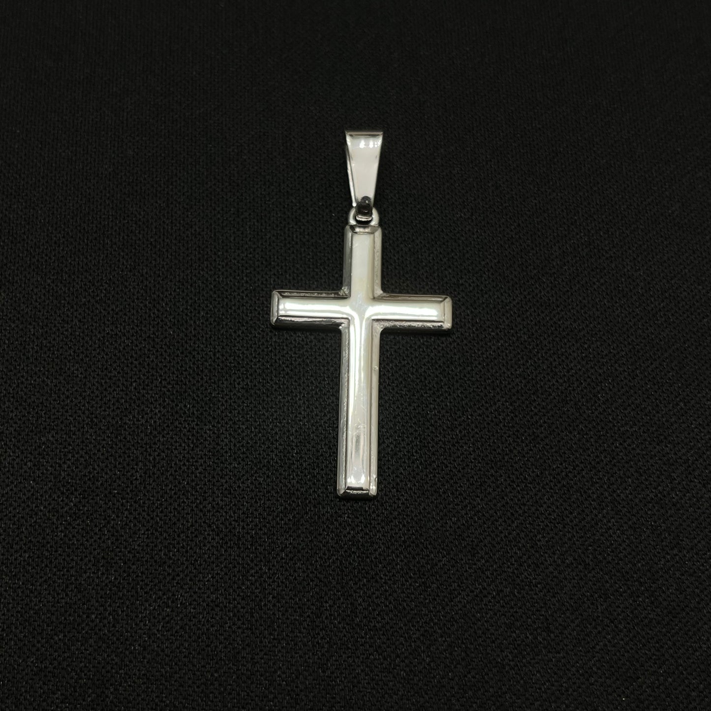 Sterling Silver Flat Cross Pendant
