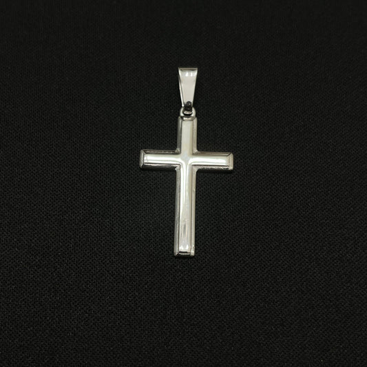 Sterling Silver Flat Cross Pendant