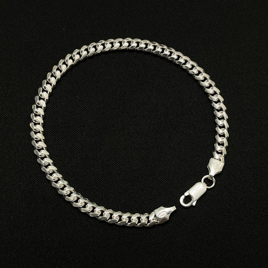 5MM Sterling Silver Miami Cuban Link Bracelet